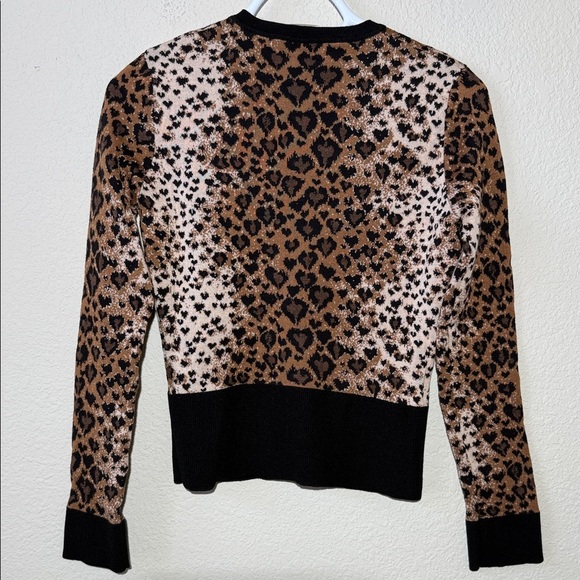 Red VALENTINO Cheetah Cardigan - Picture 4 of 8